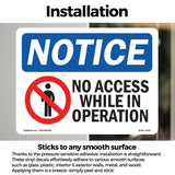 No Access While In Operation