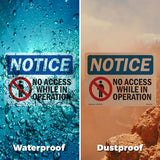 No Access While In Operation