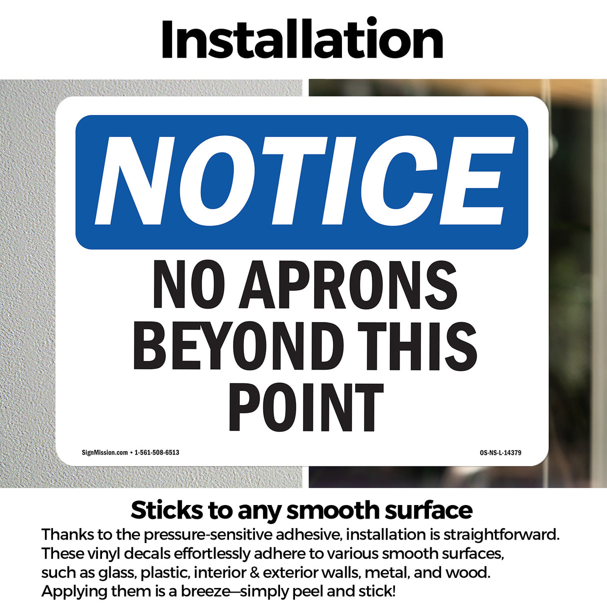 No Aprons Beyond This Point