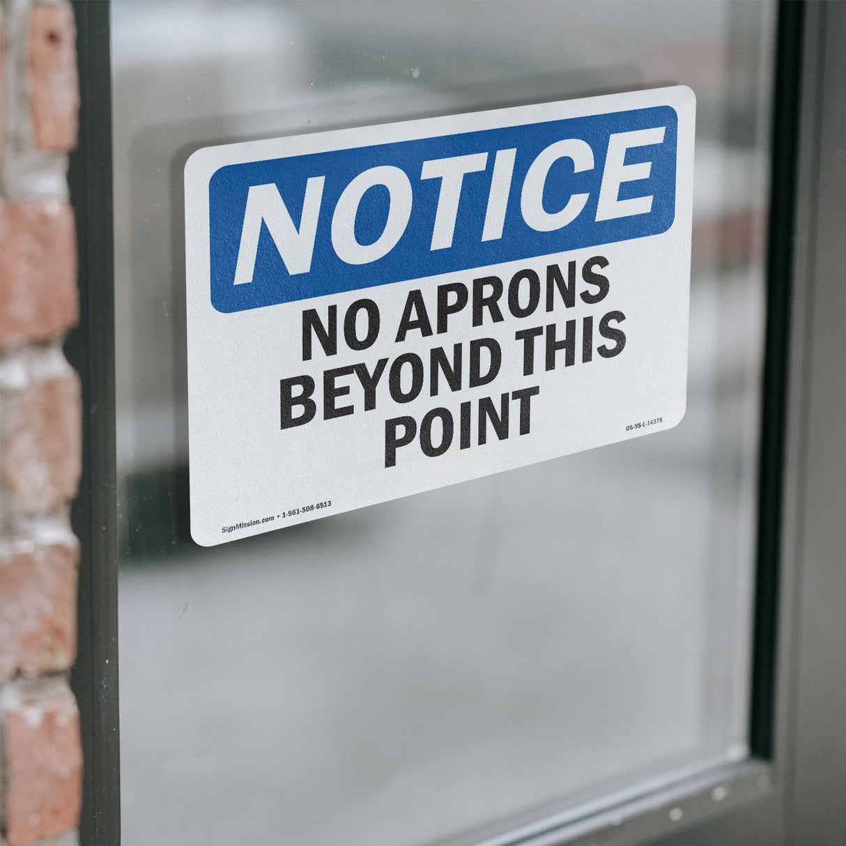 No Aprons Beyond This Point