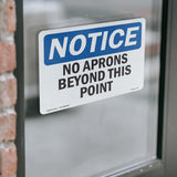 No Aprons Beyond This Point