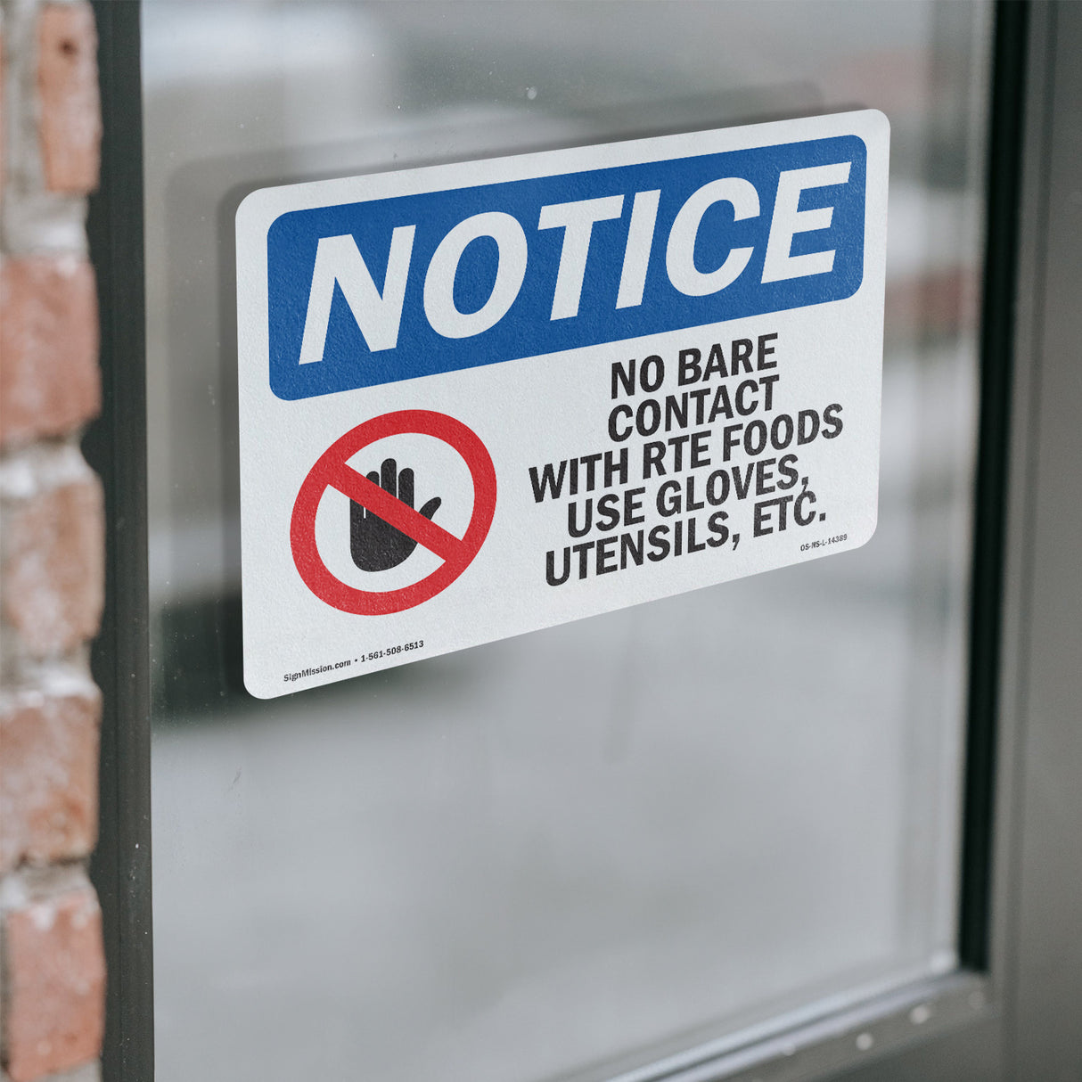 No Bare Contact With Rte Foods