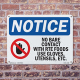 No Bare Contact With Rte Foods