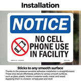 No Cell Phone Use In Facility