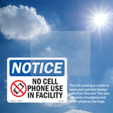 No Cell Phone Use In Facility