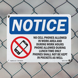 No Cell Phones Allowed In Work