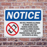 No Cell Phones Allowed In Work