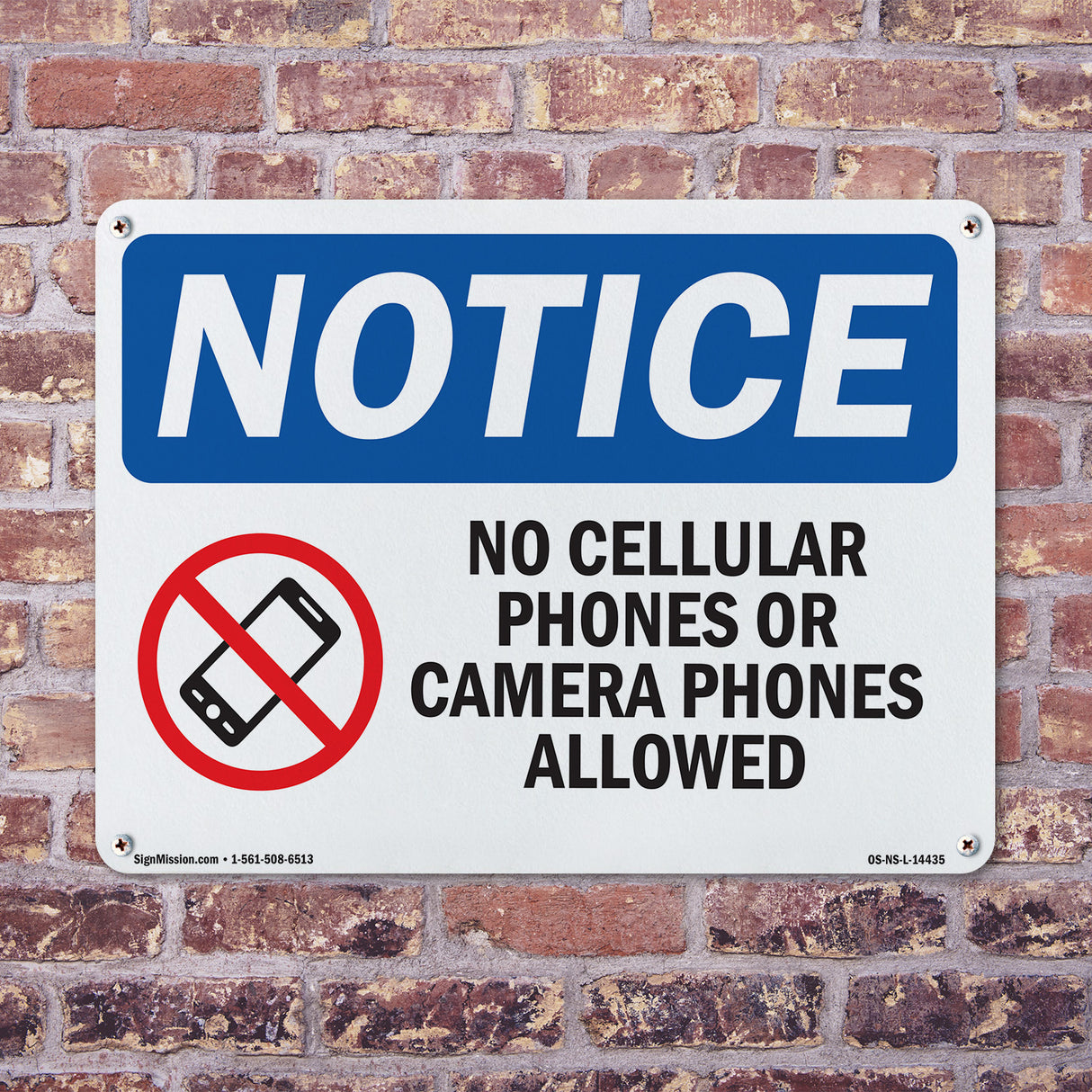 No Cellular Phones Or Camera