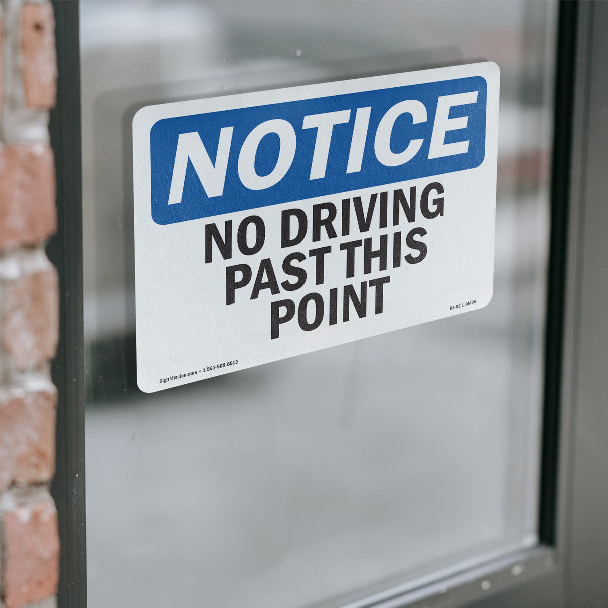 No Driving Past This Point