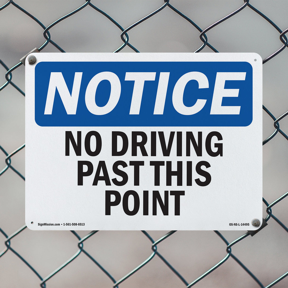 No Driving Past This Point