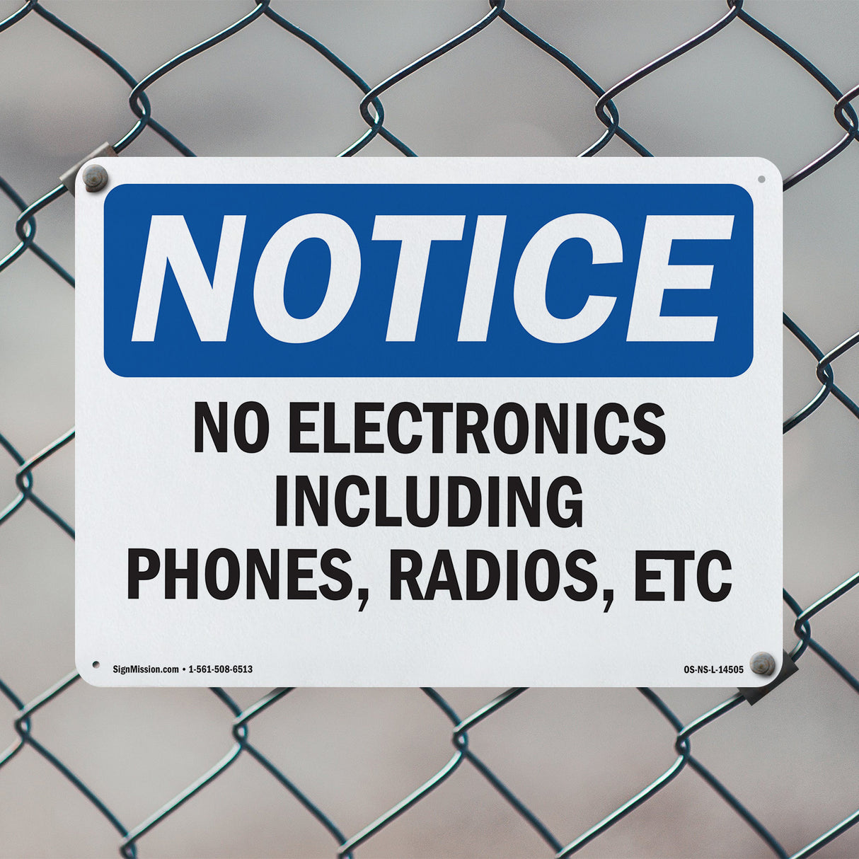 No Electronics Including Phones, Radios Etc