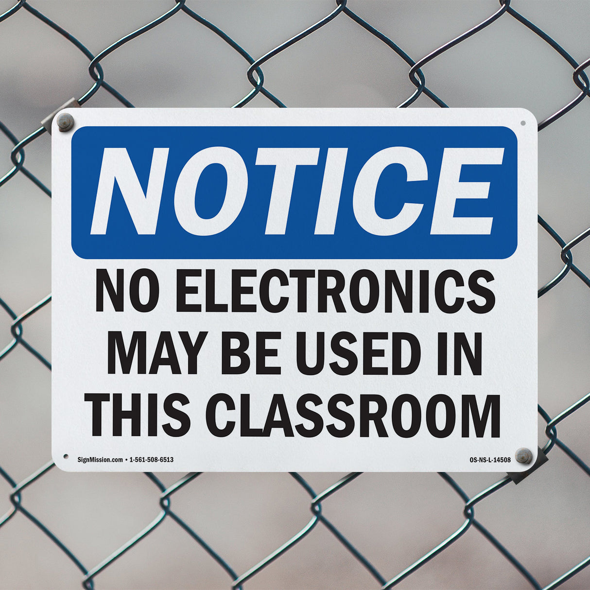 No Electronics May Be Used In