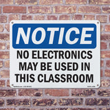 No Electronics May Be Used In