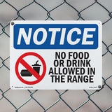 No Food Or Drink Allowed In The Range