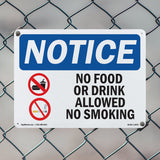 No Food Or Drink Allowed No Smoking