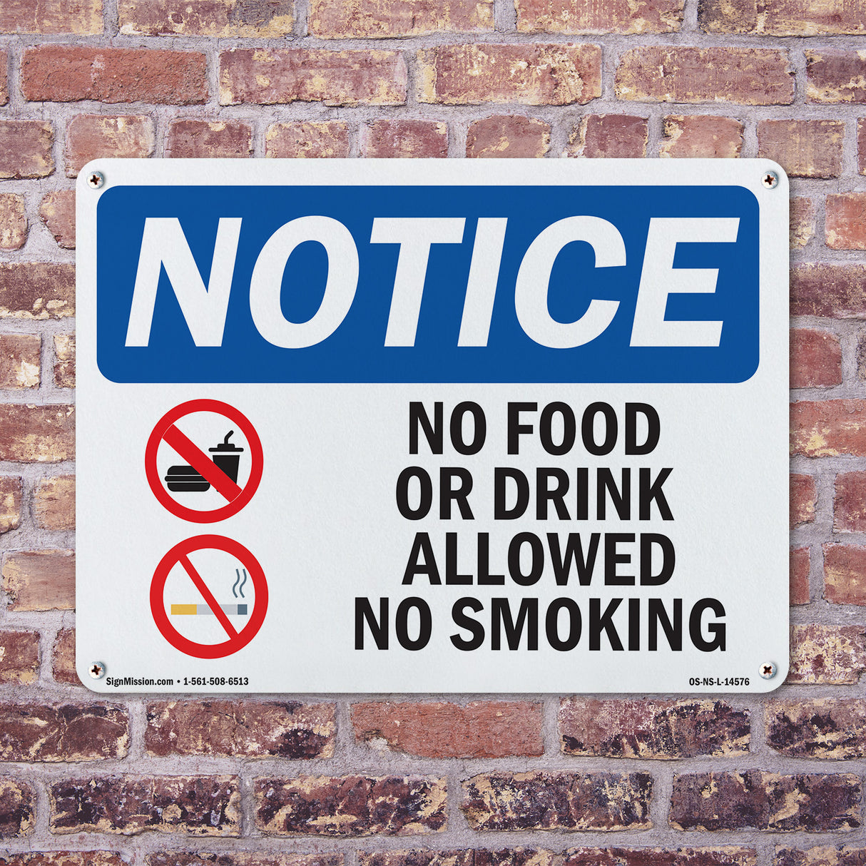 No Food Or Drink Allowed No Smoking