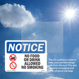 No Food Or Drink Allowed No Smoking