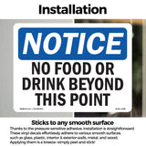 No Food Or Drink Beyond This Point