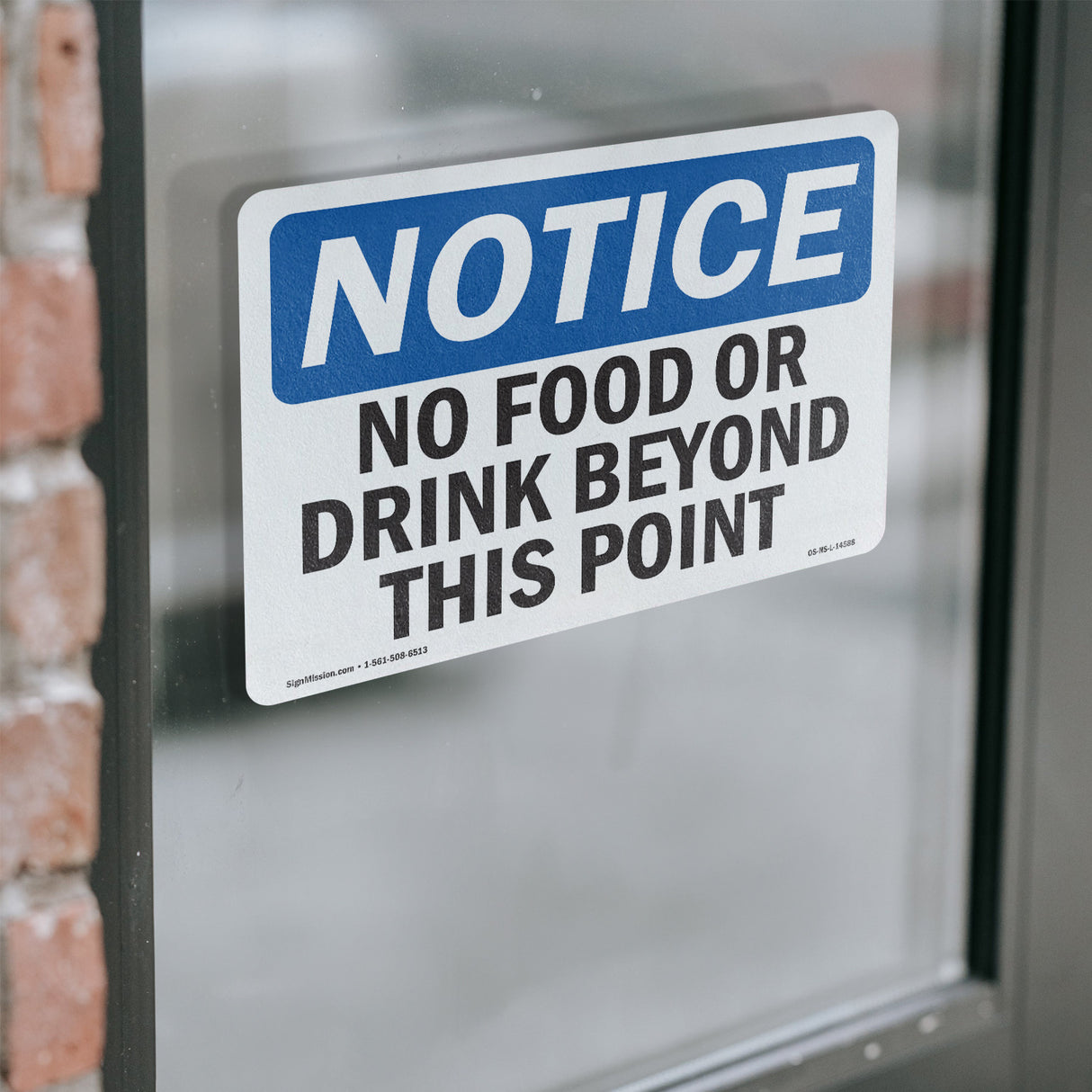 No Food Or Drink Beyond This Point