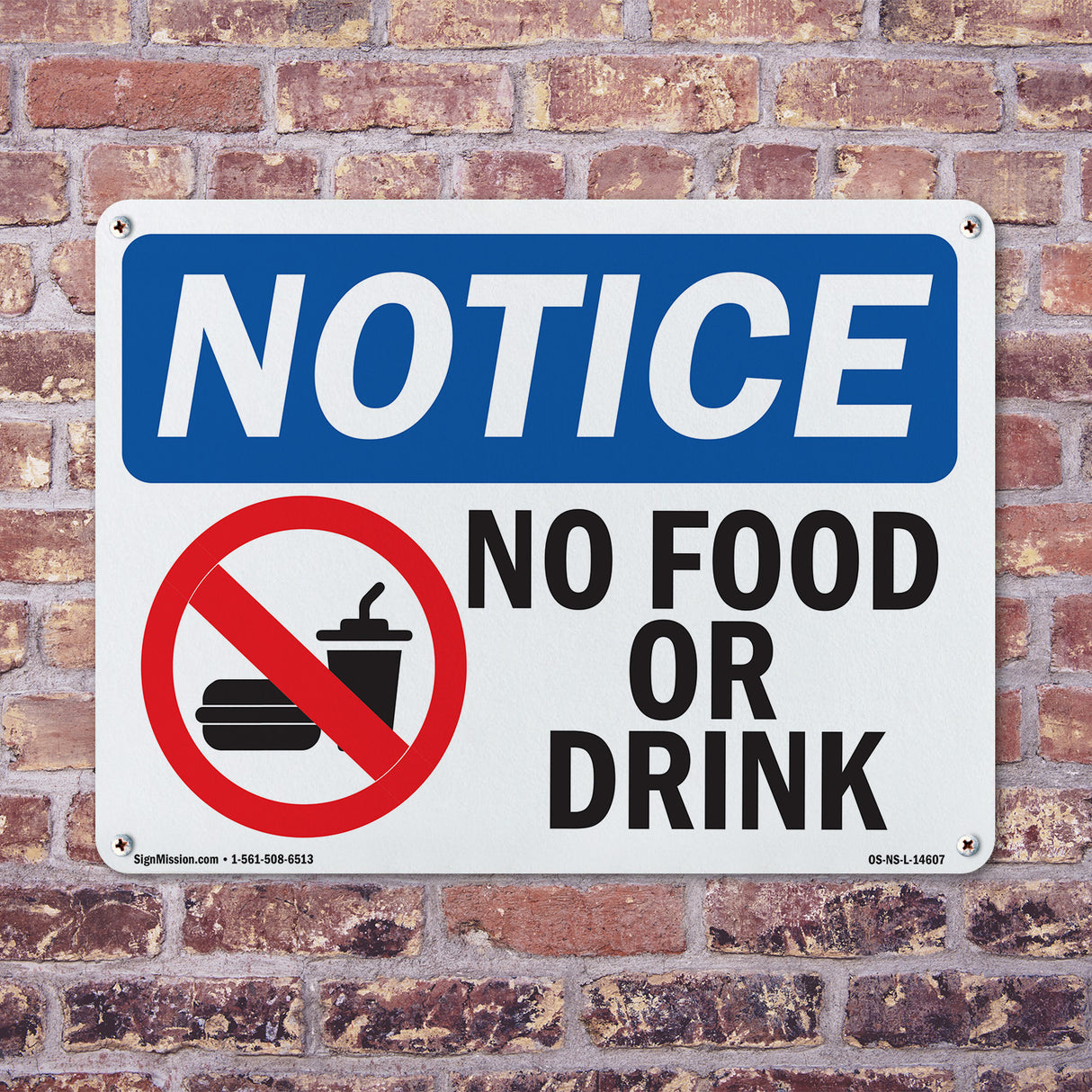 No Food Or Drink