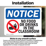 No Food Or Drinks In The Classroom