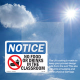 No Food Or Drinks In The Classroom
