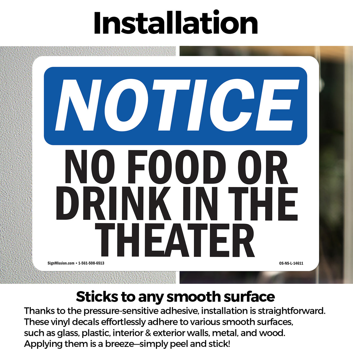 No Food Or Drinks In The Theater
