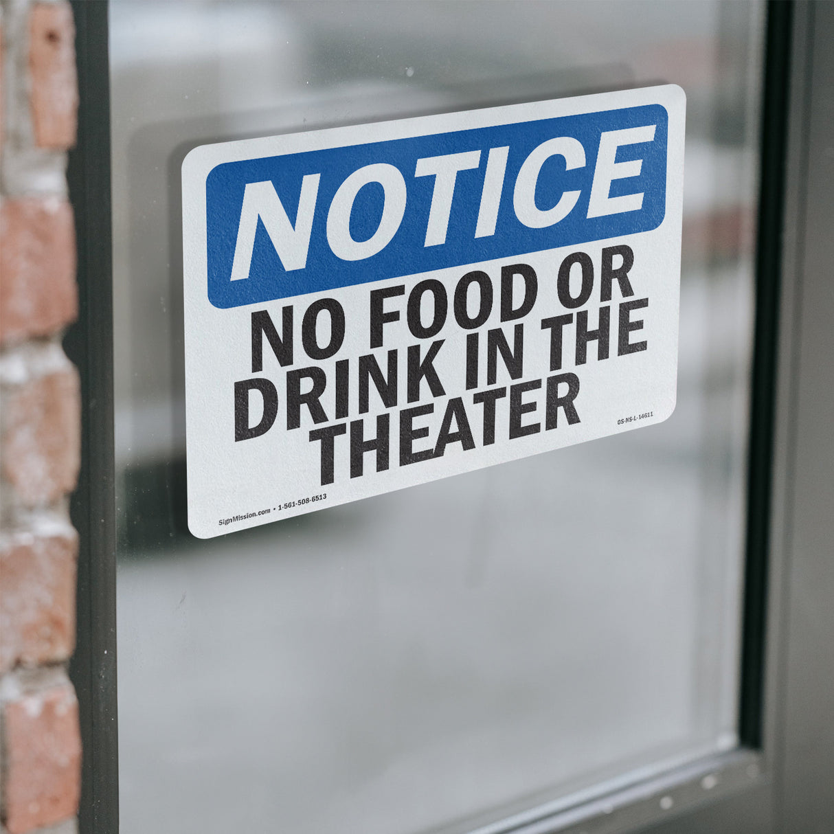 No Food Or Drinks In The Theater