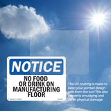 No Food Or Drinks On Manufacturing Floor