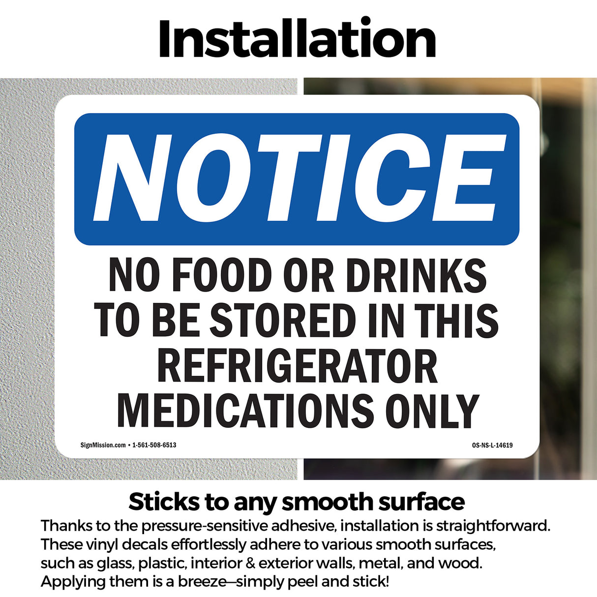 No Food Or Drinks To Be Stored In This Refrigerator