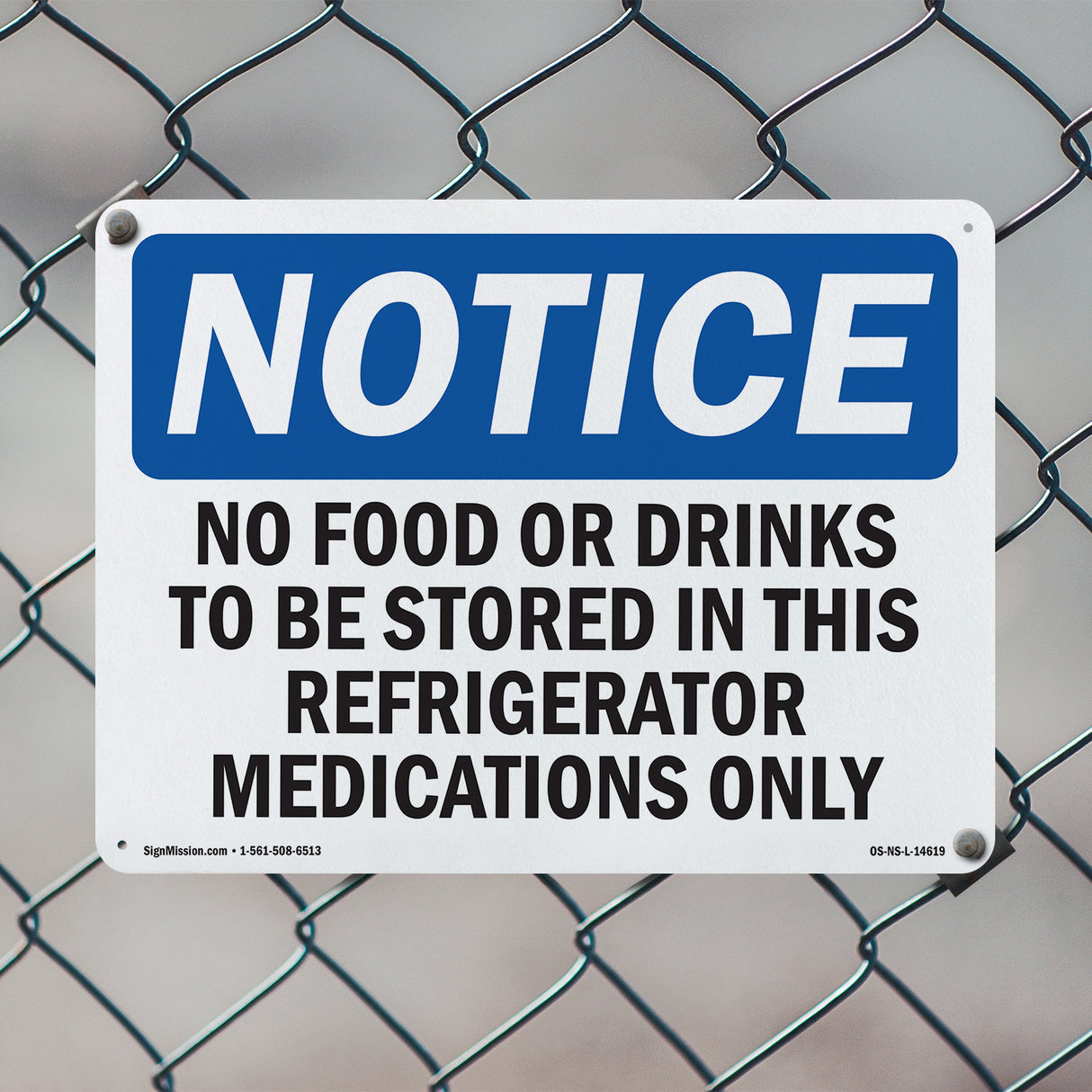 No Food Or Drinks To Be Stored In This Refrigerator