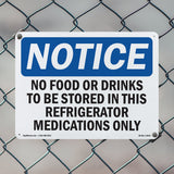 No Food Or Drinks To Be Stored In This Refrigerator