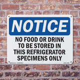 No Food Or Drinks To Be Stored In This Refrigerator