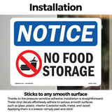 No Food Storage