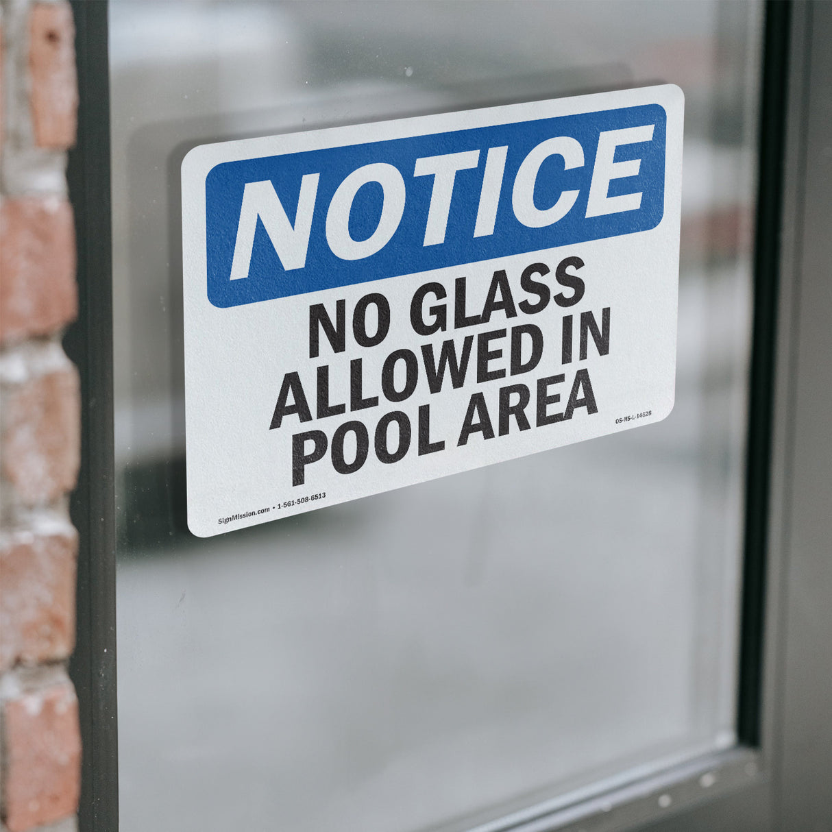No Glass Allowed In Pool Area