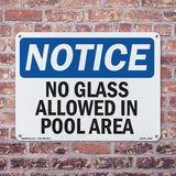 No Glass Allowed In Pool Area