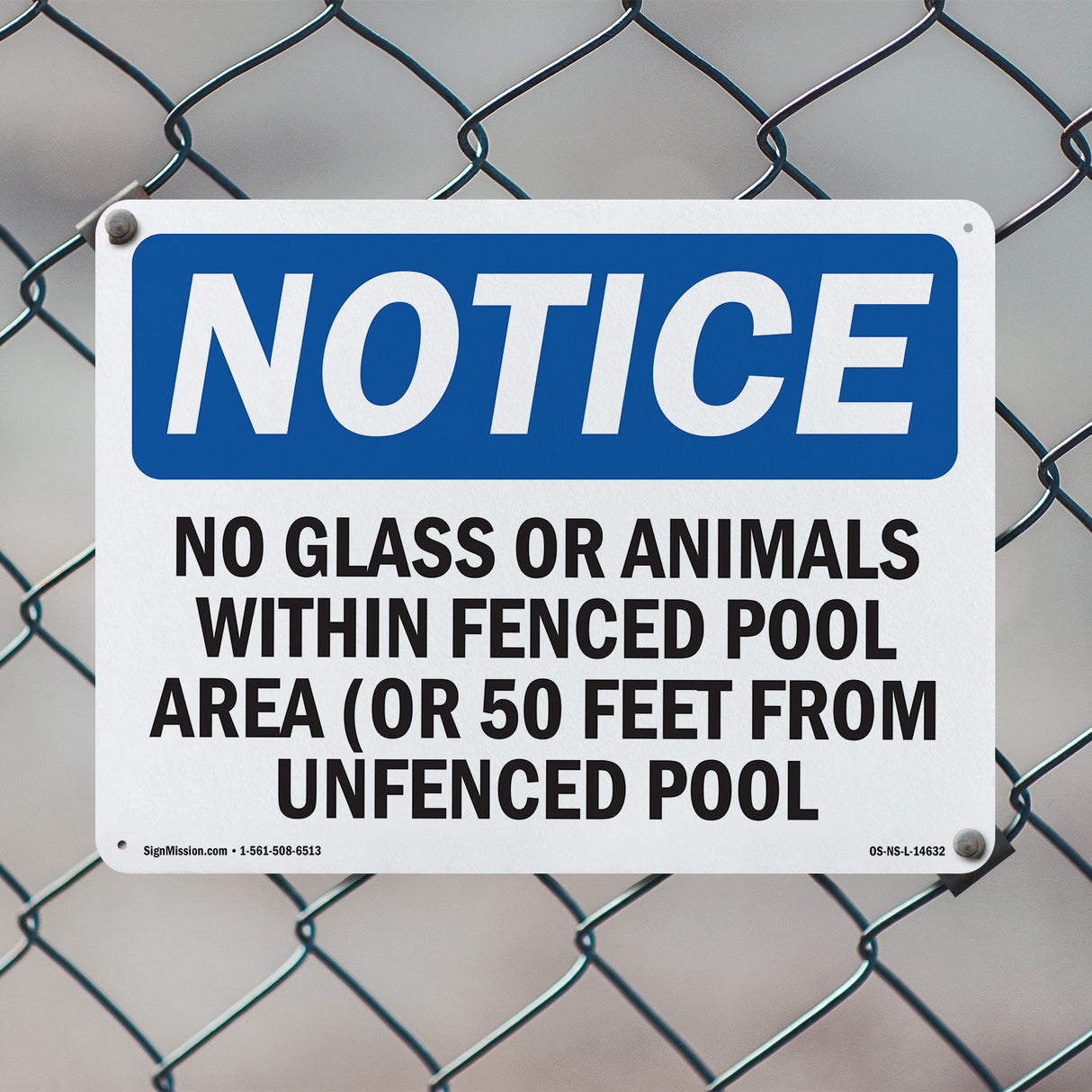No Glass Or Animals Within Fenced Pool Area