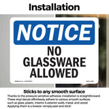 No Glassware Allowed