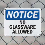 No Glassware Allowed