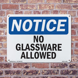 No Glassware Allowed