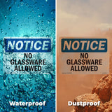 No Glassware Allowed