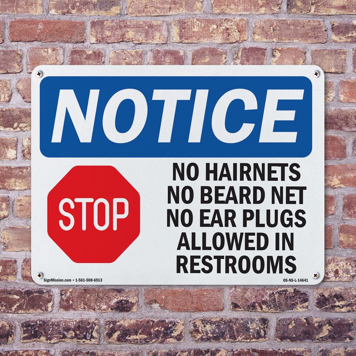 No Hairnets No Beard Nets No