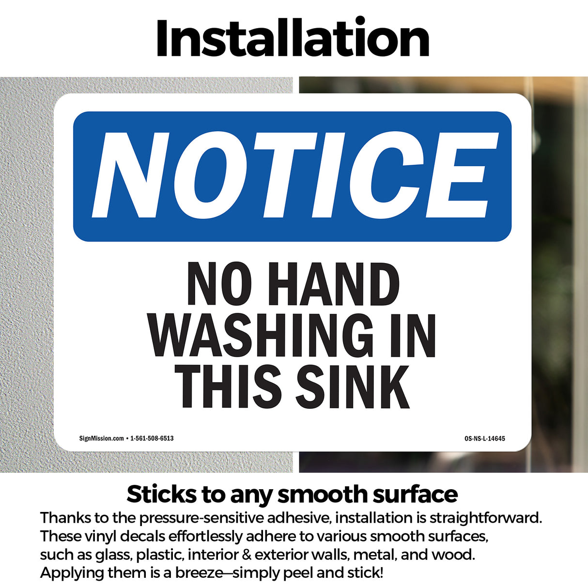 No Hand Washing In This Sink