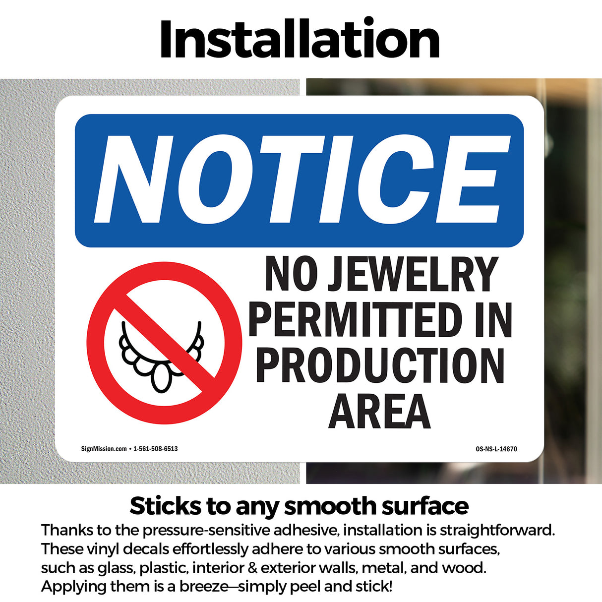 No Jewelry Permitted In Production