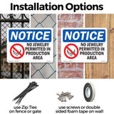 No Jewelry Permitted In Production