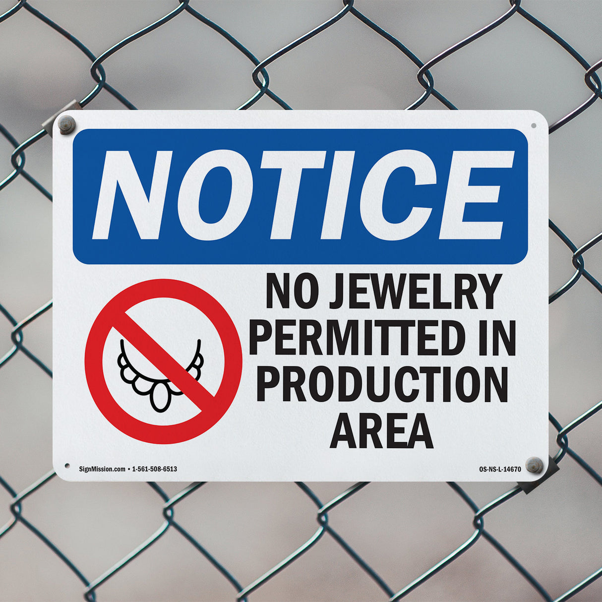 No Jewelry Permitted In Production