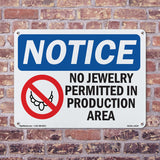No Jewelry Permitted In Production