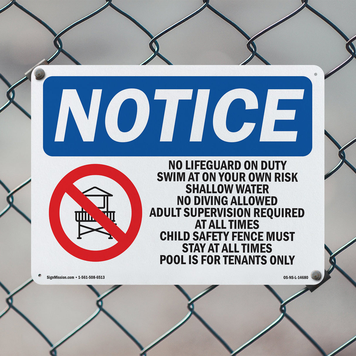 No Lifeguard On Duty Swim At