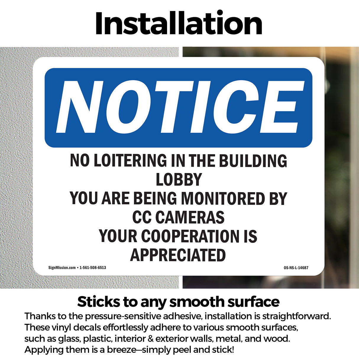 No Loitering In The Building Lobby