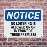 No Loitering Is Allowed On Or In Front Of